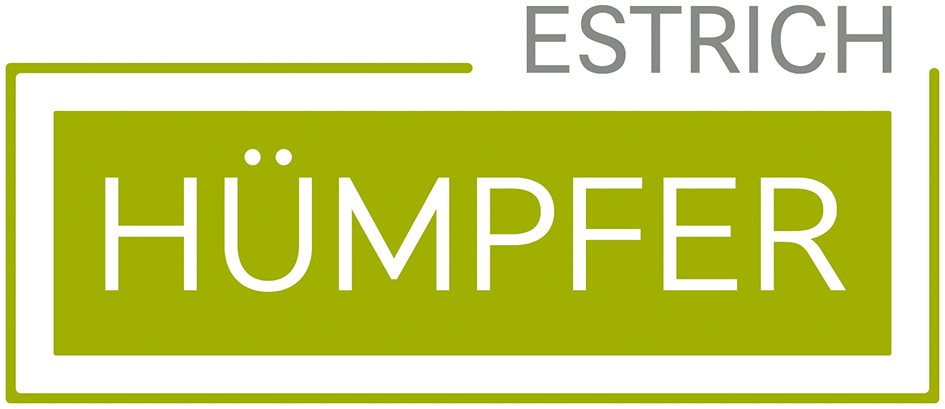 ein grün-graues Logo von Estrich Hümpfer
